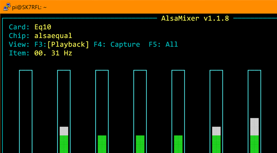 Equalizer i riktning DMR->SvxLink.